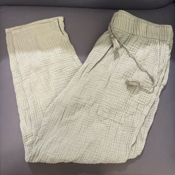Madewell Pants - Madewell Womens  Casual Gauze Green Pants
